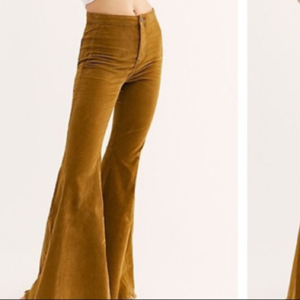 Free people corduroy flare pants